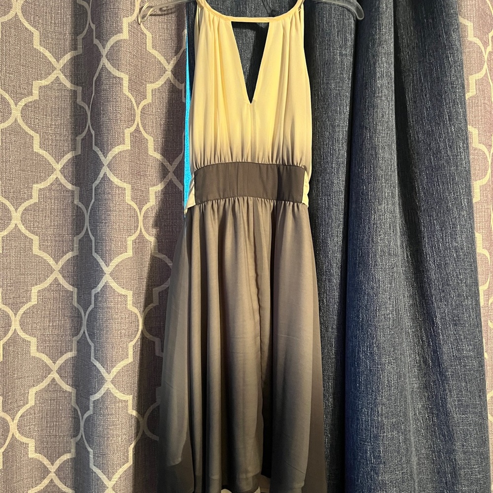 Grey and Cream Sundress